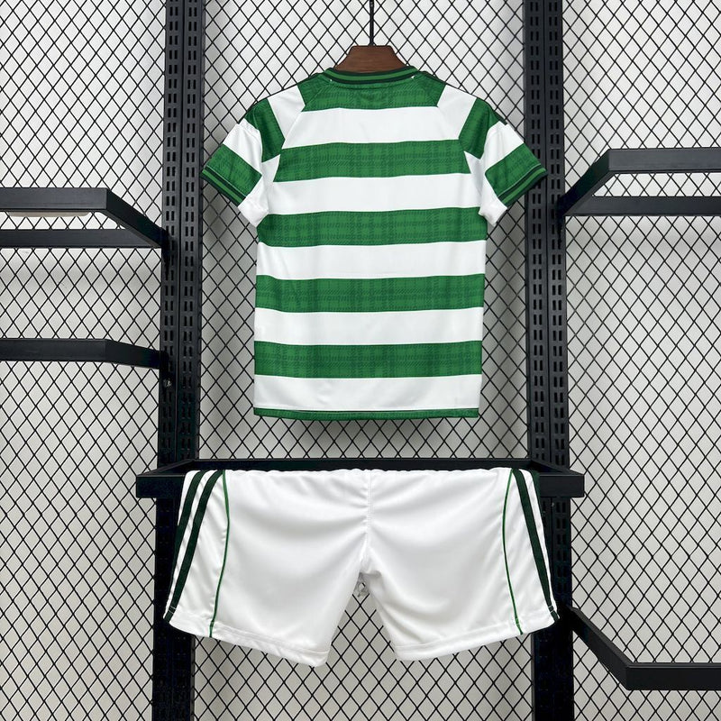 KIT INFANTIL DO CELTIC 25/26 BRANCO E VERDE