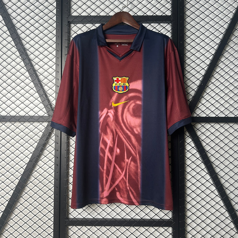 CAMISOLA DO BARCELONA 25/26 VERMELHO EDIÇÃO ESPECIAL