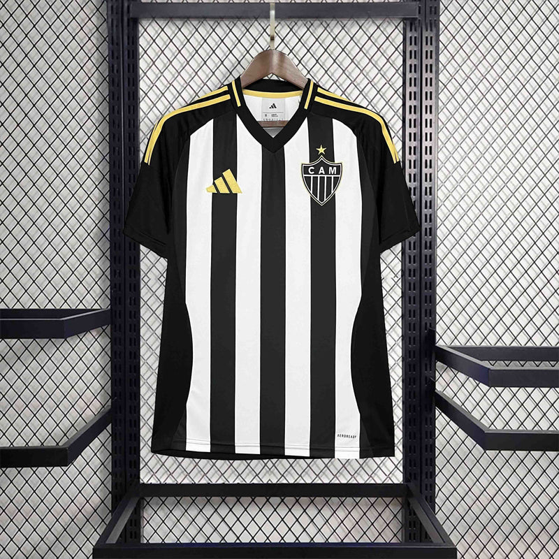 CAMISOLA DO ATLETICO MINEIRO 25/26 PRETO E BRANCO