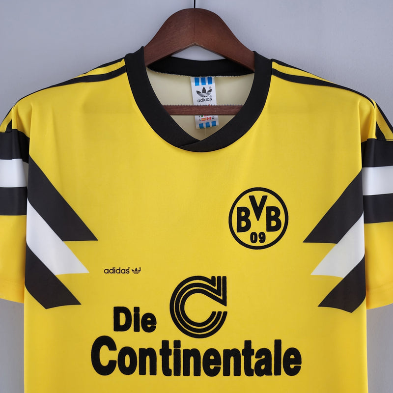 CAMISOLA RETRO DO BORUSSIA DORTMUND 89/90 AMARELO
