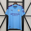 CAMISOLA RETRO DO MANCHESTER CITY 19/20 AZUL
