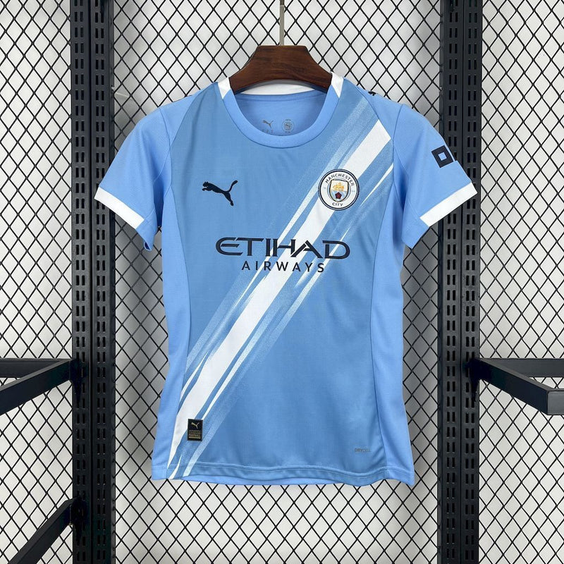 CAMISOLA FEMININA DO MANCHESTER CITY 25/26 AZUL
