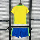 KIT INFANTIL DO BRASIL 25/26 AMARELO E AZUL