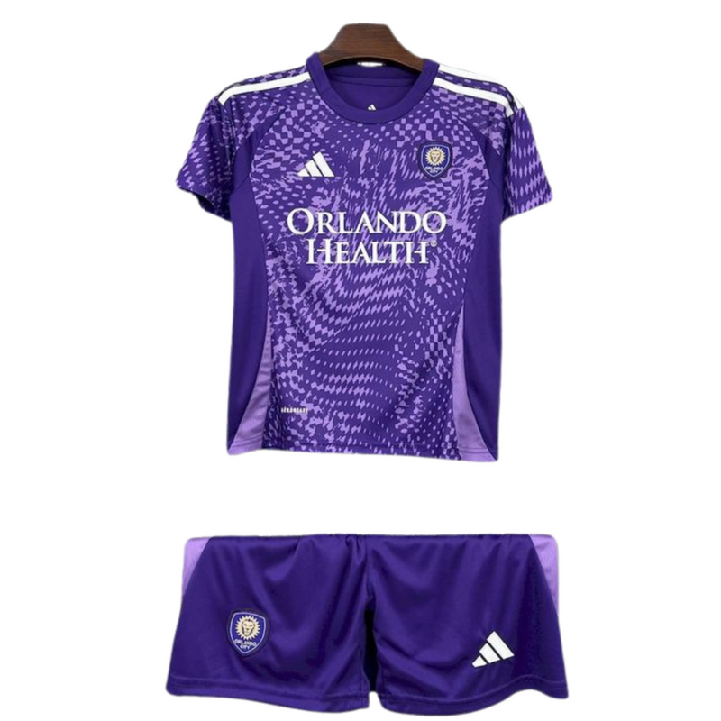 KIT INFANTIL DO ORLANDO CITY 25/26 ROXO
