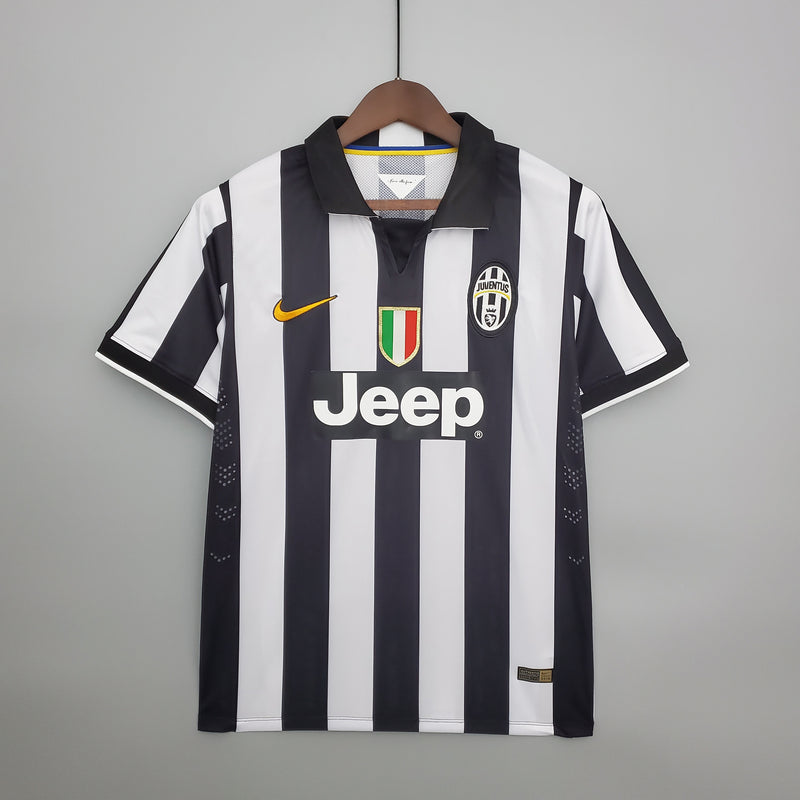 CAMISOLA RETRO DO JUVENTUS 14/15 PRETO E BRANCO