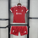KIT INFANTIL DO LIVERPOOL 25/26 VERMELHO