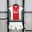 KIT INFANTIL DO AJAX 25/26 BRANCO E VERMELHO