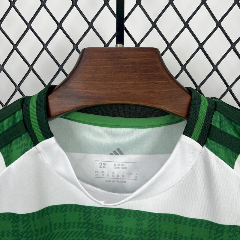 KIT INFANTIL DO CELTIC 25/26 BRANCO E VERDE