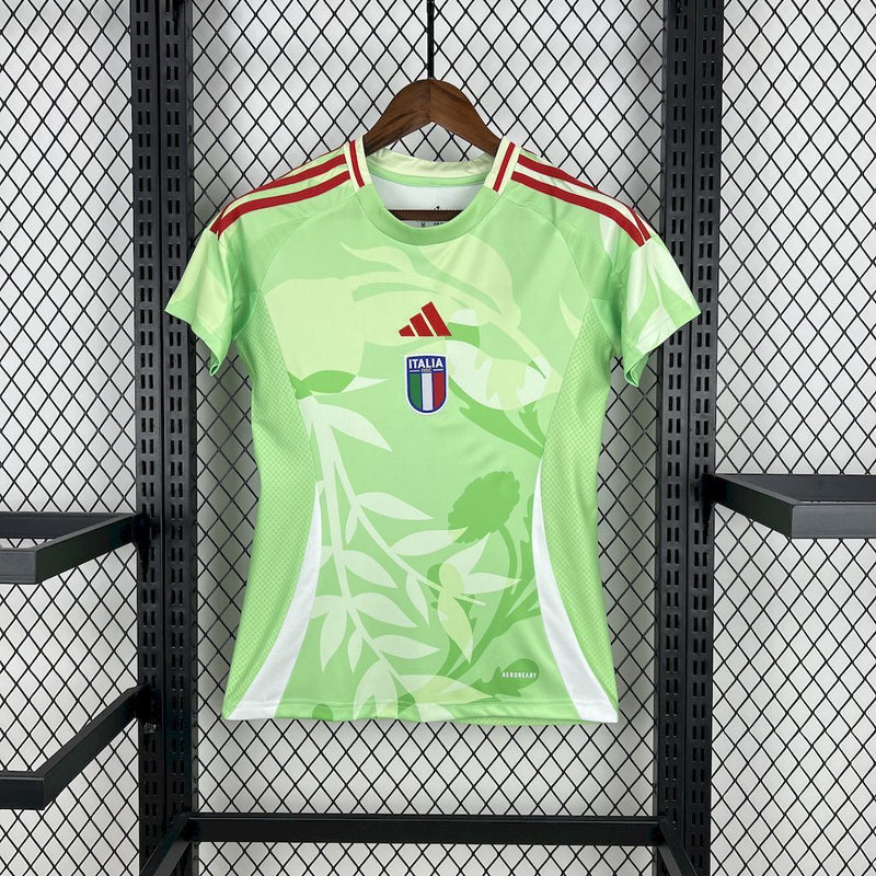 CAMISOLA FEMININA DA ITALIA 25/26 VERDE