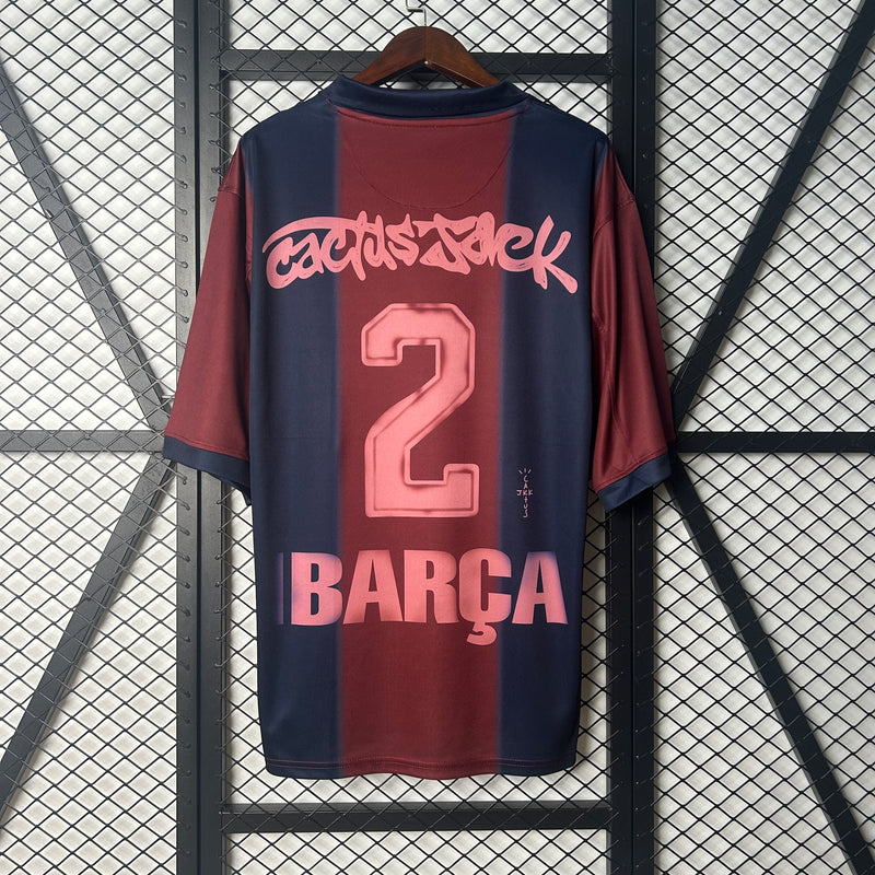 CAMISOLA DO BARCELONA 25/26 VERMELHO EDIÇÃO ESPECIAL