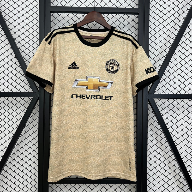 CAMISOLA RETRO DO MANCHESTER UNITED 19/20 BEGE