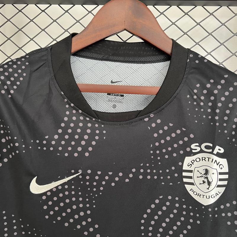 CAMISOLA DO SPORTING 25/26 PRETO EDIÇÃO ESPECIAL