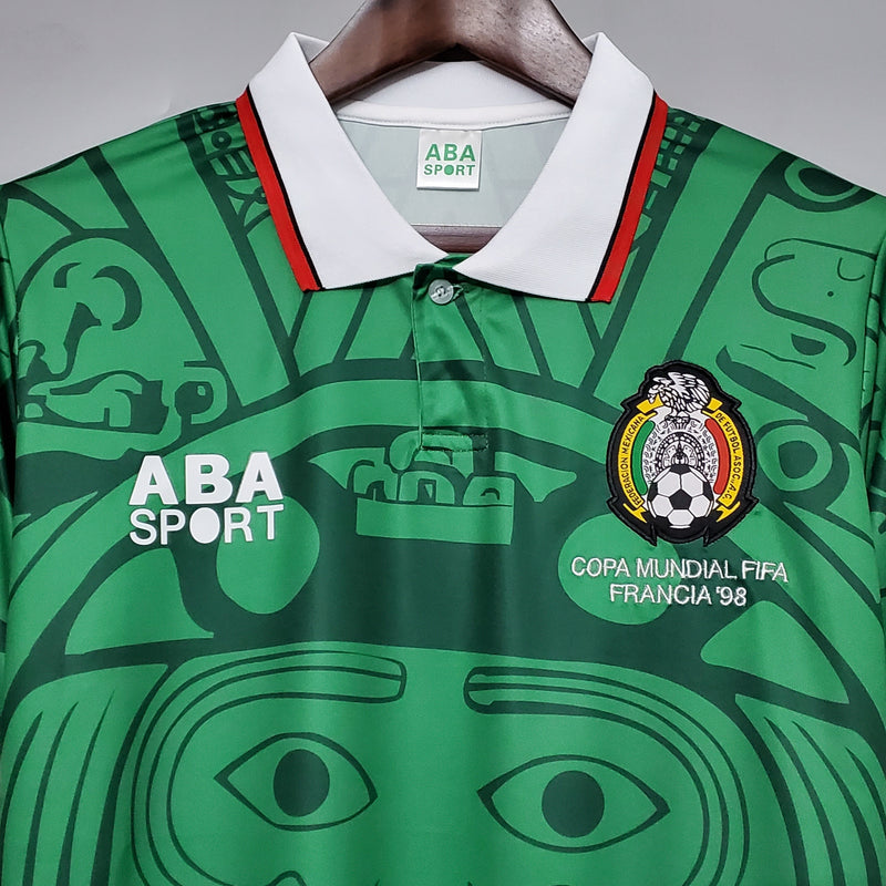 CAMISOLA RETRO DO MEXICO 98/99 VERDE