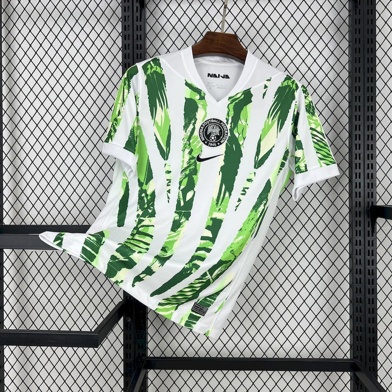 CAMISOLA DA SELEÇÃO DA NIGERIA 25/26 VERDE E BRANCO