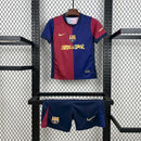 KIT INFANTIL DO BARCELONA 25/26 AZUL E VERMELHO