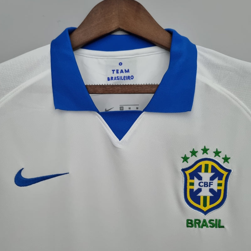 CAMISOLA RETRO DO BRASIL 18/19 BRANCO