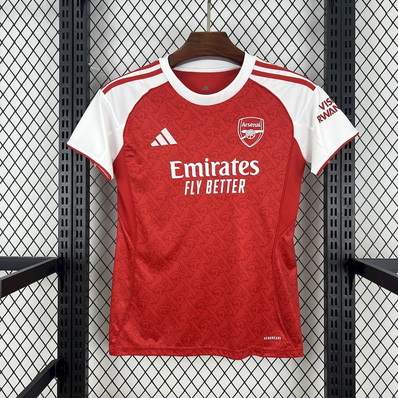 CAMISOLA FEMININA DO ARSENAL 25/26 VERMELHO
