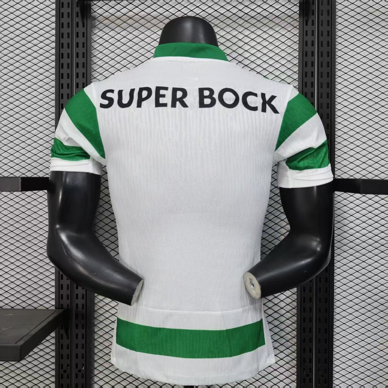 CAMISOLA VERSÃO PLAYER DO SPORTING 25/26 VERDE E BRANCO