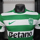 CAMISOLA VERSÃO PLAYER DO SPORTING 25/26 VERDE E BRANCO