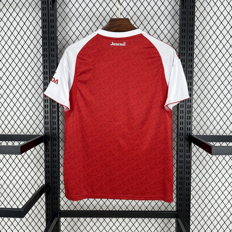 CAMISOLA DO ARSENAL 25/26 VERMELHO E BRANCO