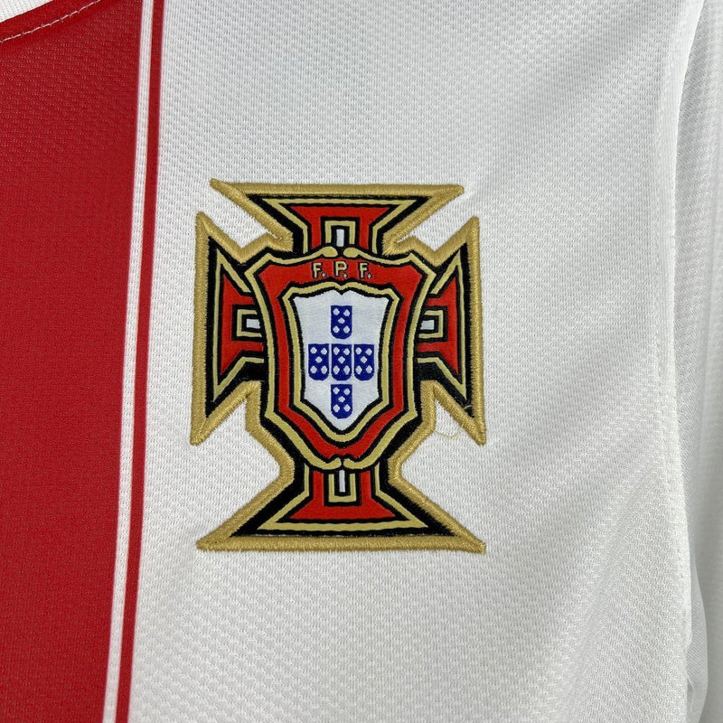 CAMISOLA RETRÕ DE PORTUGAL BRANCO