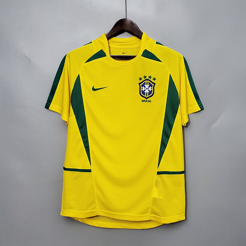 CAMISOLA RETRO DO BRASIL 01/02 AMARELO
