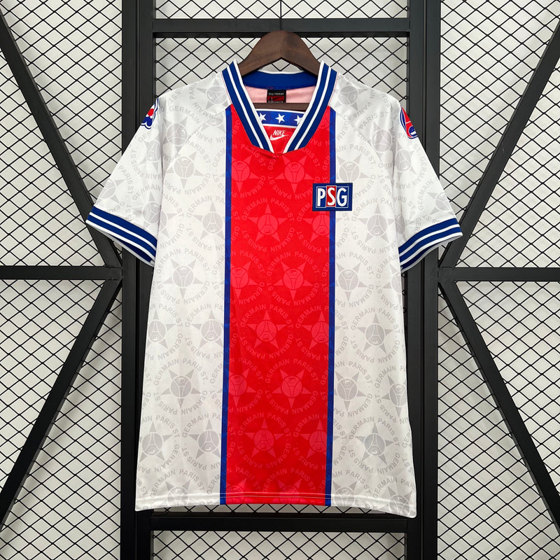 CAMISOLA RETRO DO PSG 94/95 BRANCO E VERMELHO