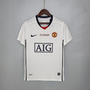 CAMISOLA RETRO DO MANCHESTER UNITED 08/09 BRANCO