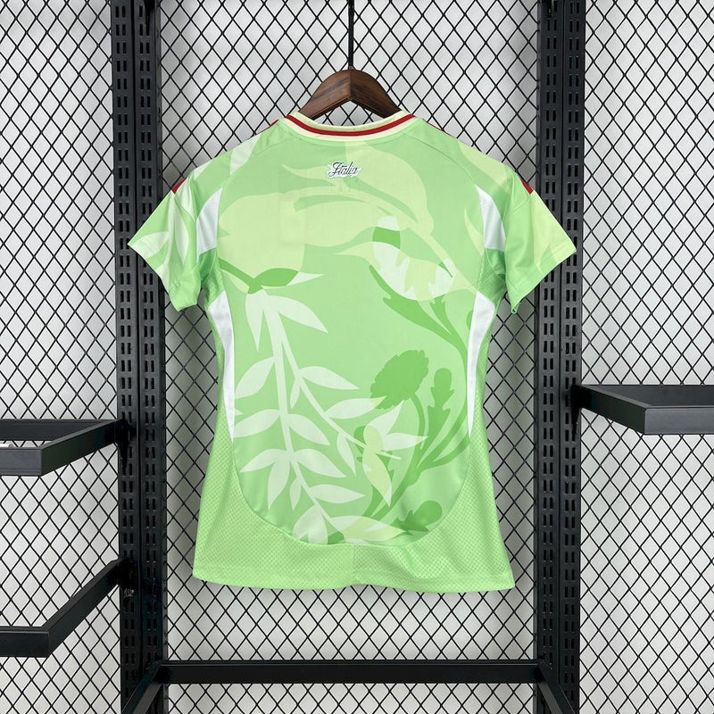 CAMISOLA FEMININA DA ITALIA 25/26 VERDE