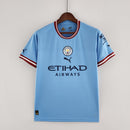 CAMISOLA RETRO DO MANCHESTER CITY 21/22 AZUL