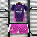 KIT INFANTIL DO REAL MADRID 25/26 ROXO