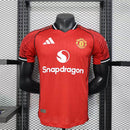 CAMISOLA VERSÃO PLAYER DO MANCHESTER UNITED 25/26 VERMELHO