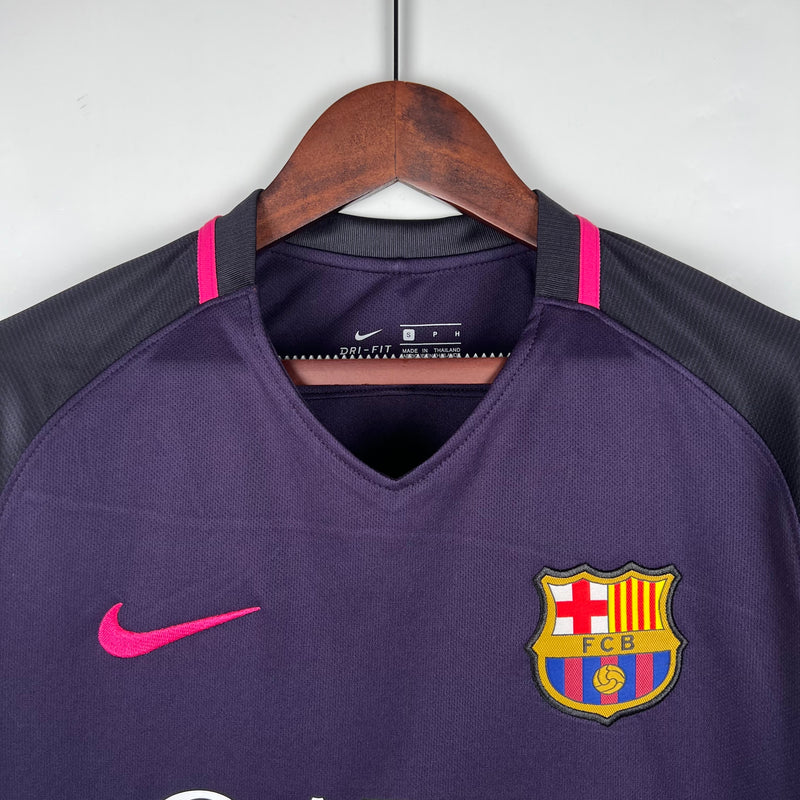 CAMISOLA RETRO DO BARCELONA 17/18 ROXO