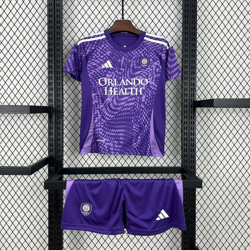KIT INFANTIL DO ORLANDO CITY 25/26 ROXO