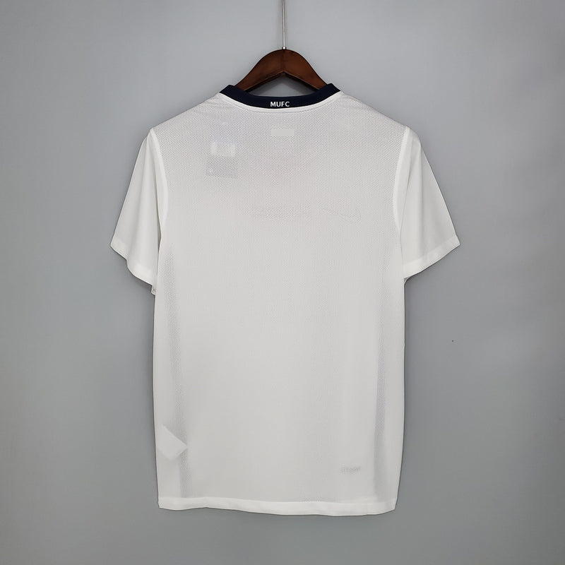 CAMISOLA RETRO DO MANCHESTER UNITED 08/09 BRANCO