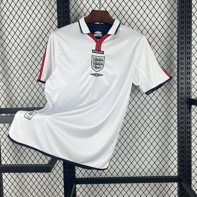 CAMISOLA RETRO DA INGLATERRA 03/04 BRANCO