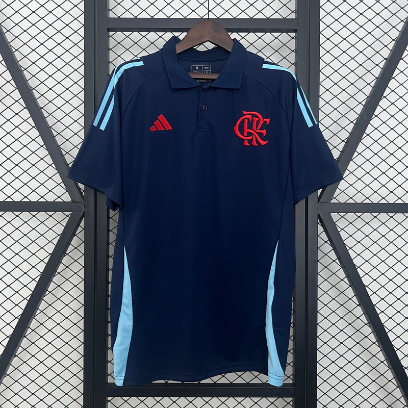 CAMISOLA DO FLAMENGO 25/26 POLO AZUL ESCURO