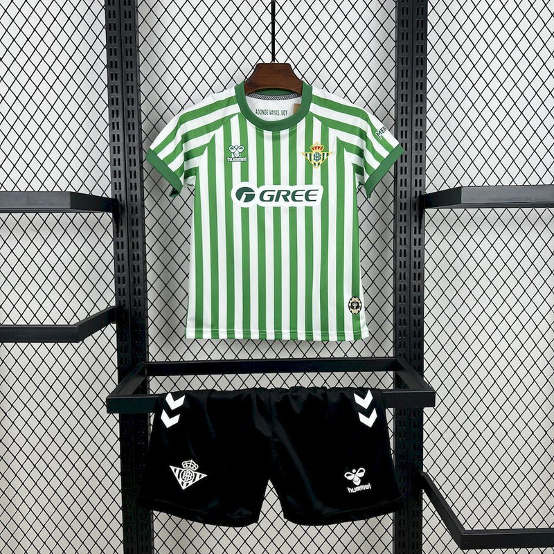 KIT INFANTIL DO REAL BETIS 25/26 BRANCO, VERDE E PRETO