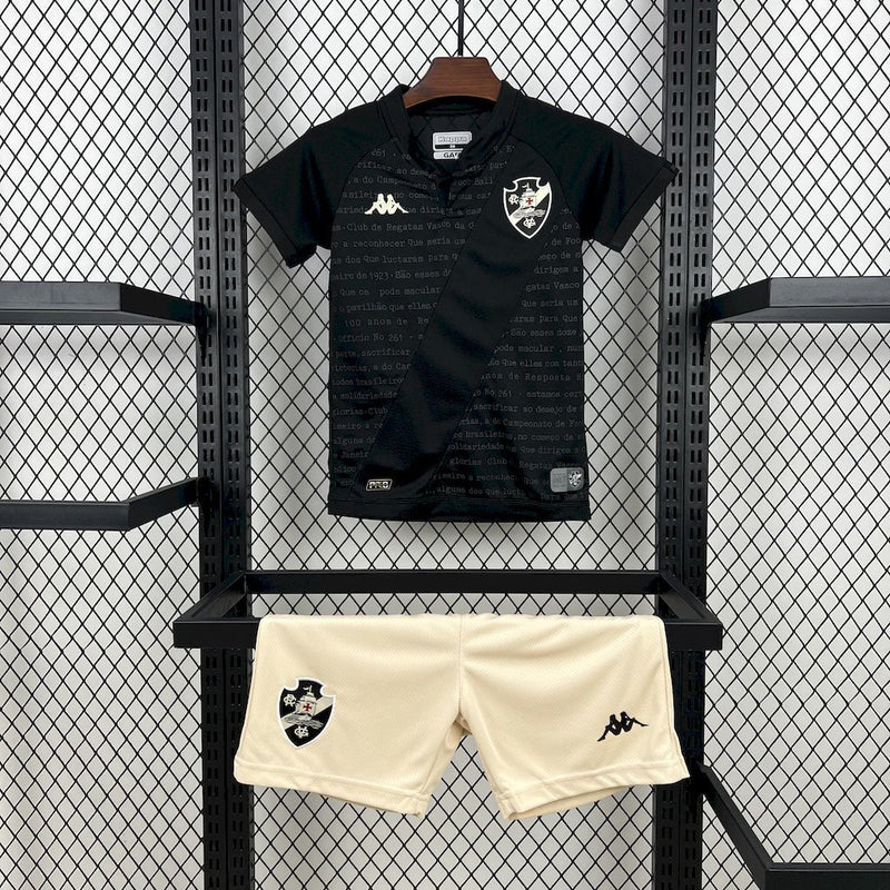 KIT INFANTIL DO VASCO 25/26 PRETO