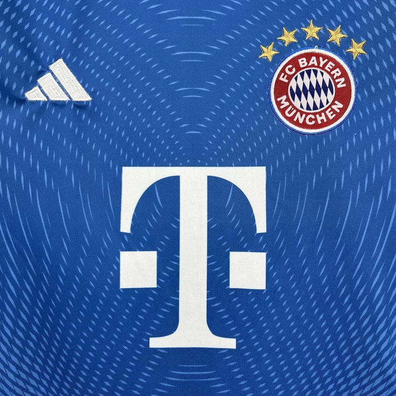 KIT INFANTIL DO BAYERN MUNICH 25/26 AZUL GOLEIRO