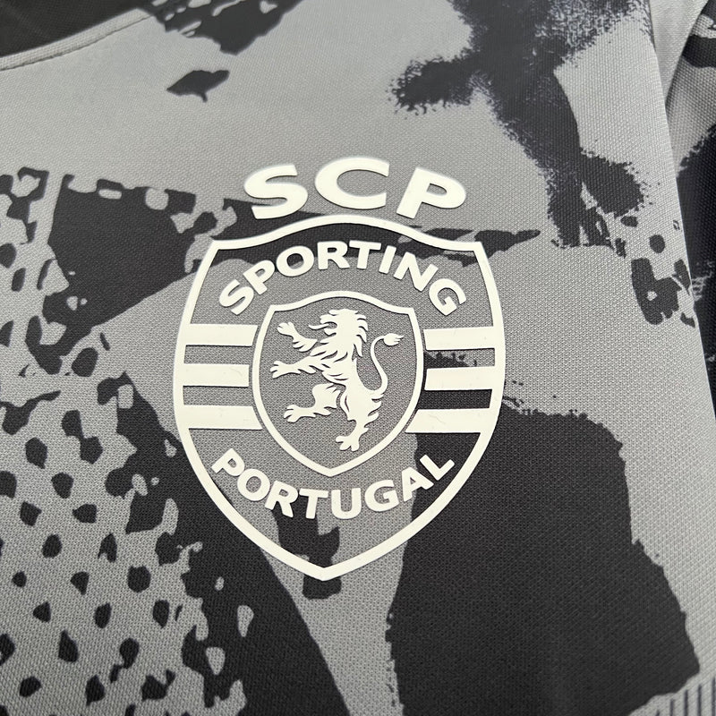 CAMISOLA DO SPORTING 25/26 PRETO