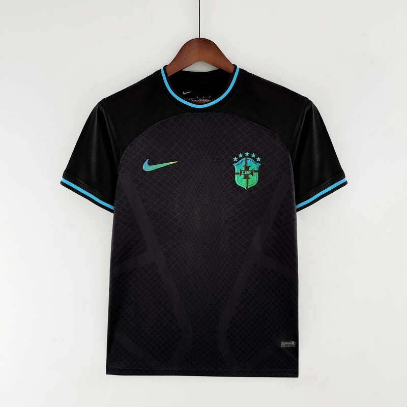 CAMISOLA RETRO DO BRASIL 21/22 PRETO
