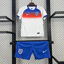 KIT INFANTIL DA INGLATERRA 25/26 BRANCO E AZUL