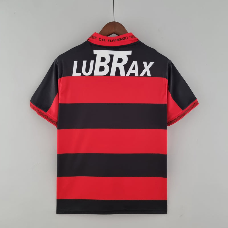 CAMISOLA RETRO DO FLAMENGO 92/93 VERMELHO E PRETO