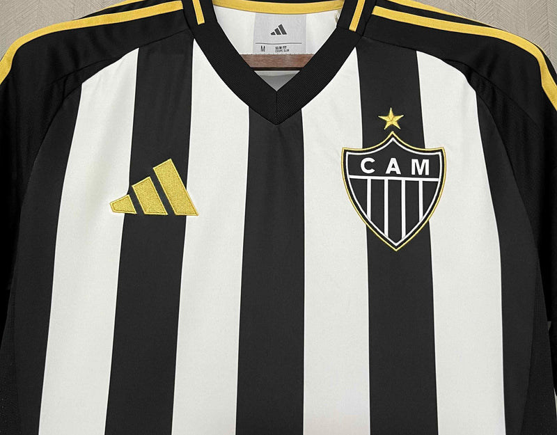 CAMISOLA DO ATLETICO MINEIRO 25/26 PRETO E BRANCO