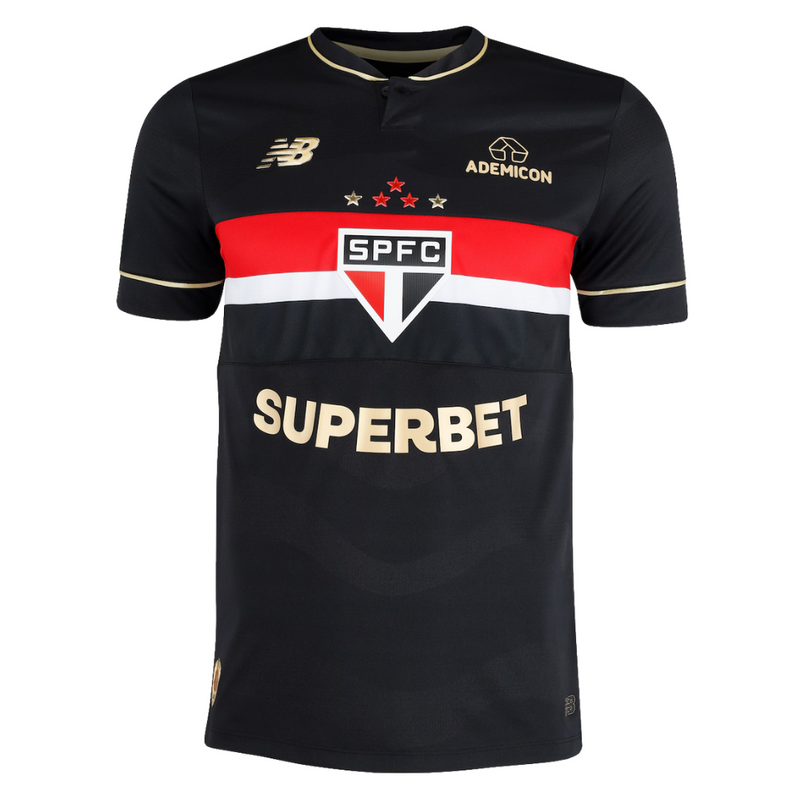 CAMISOLA DO SÃO PAULO 25/26 PRETO EDIÇÃO ESPECIAL