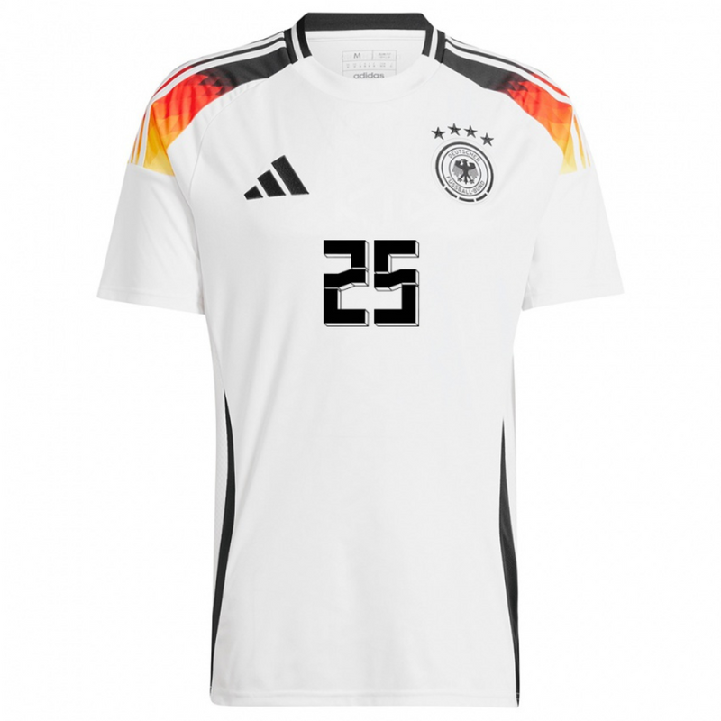 CAMISOLA DA SELEÇÃO DA ALEMANHA 25/26 BRANCO