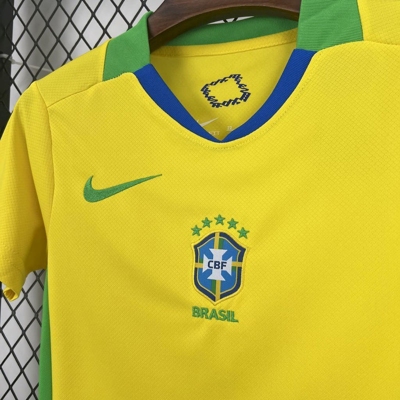 KIT INFANTIL DO BRASIL 25/26 AMARELO E AZUL