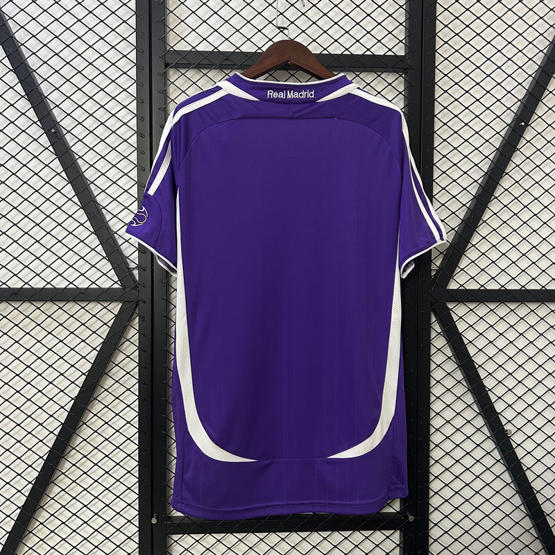 CAMISOLA RETRO DO REAL MADRID 07/08 ROXO