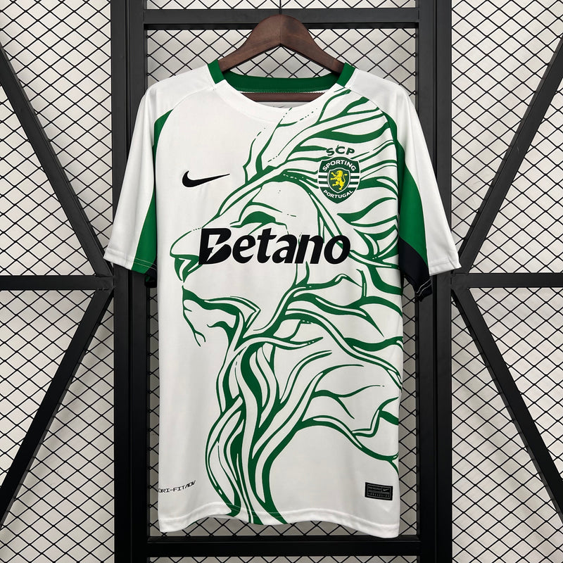 CAMISOLA DO SPORTING 25/26 BRANCO E VERDE